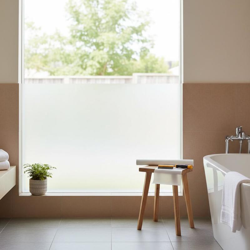 Home Bathroom Glass - Frosted Window Cover 23.6 in x