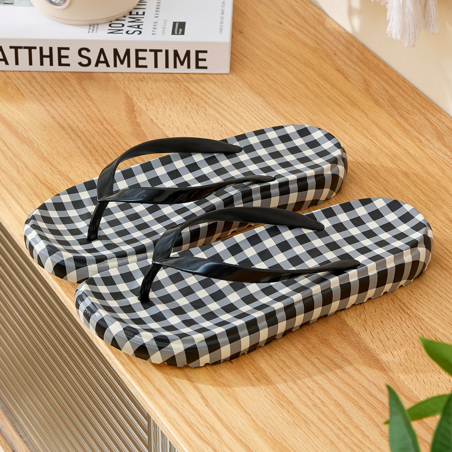 Home Outdoor Bathroom - Ladies Cool Slippers Summer Leopard Print