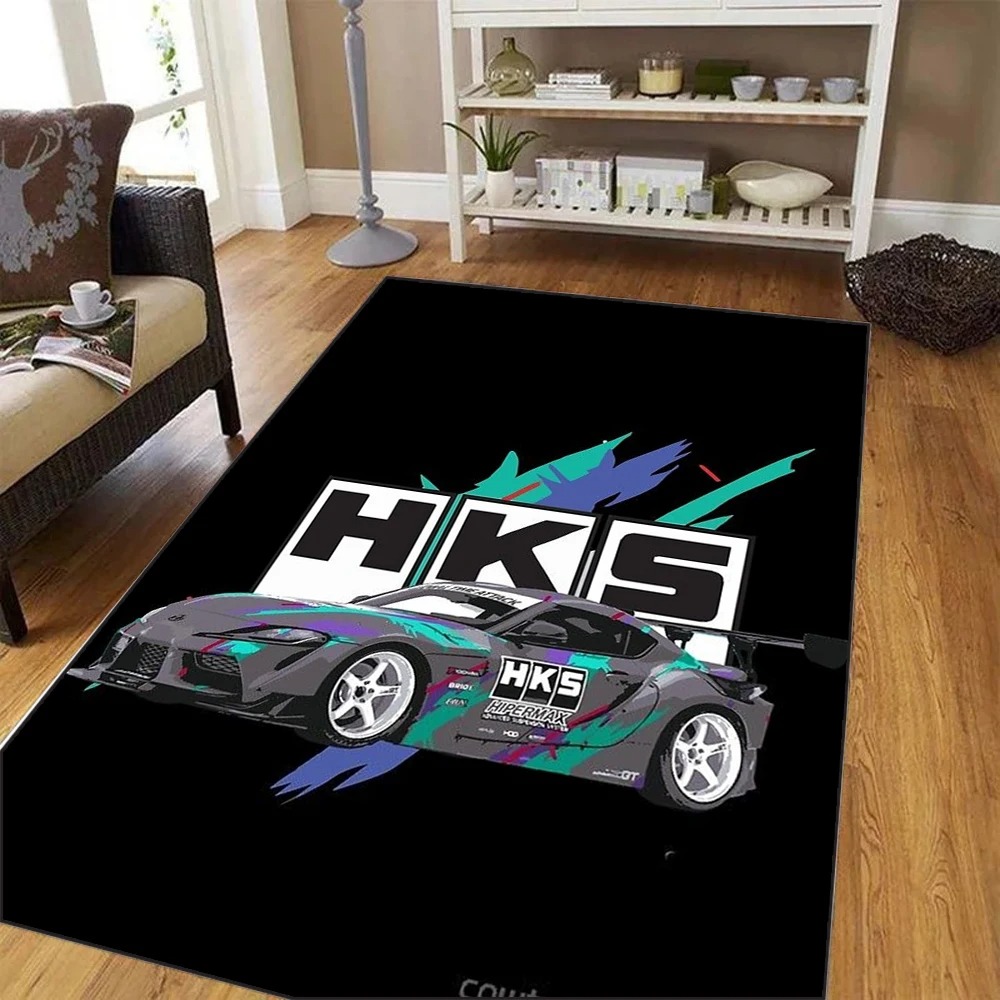 Zara Home Bathroom Accessories - Sport Car HKS JDM Carpet Accessories