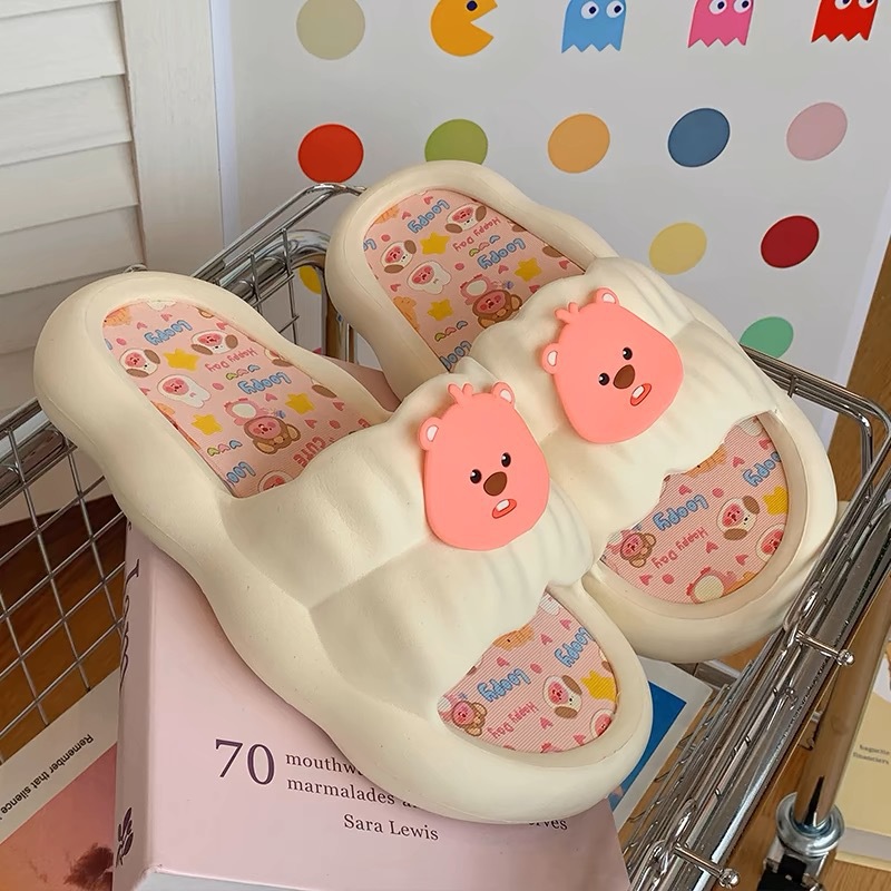 Cute beaver slippers female su - огляд і ціна Home Bathroom Wear