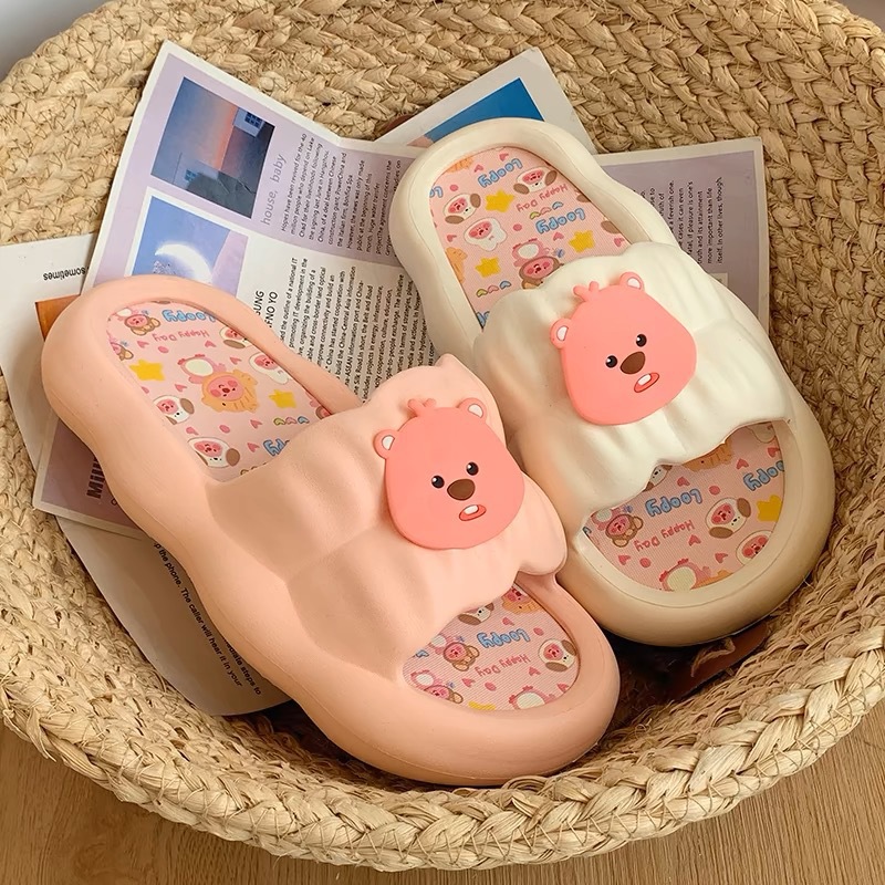 Cute beaver slippers female su - огляд і ціна Home Bathroom Wear