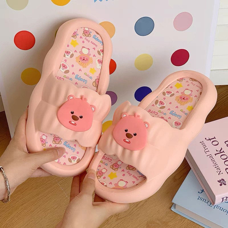 Cute beaver slippers female su - огляд і ціна Home Bathroom Wear