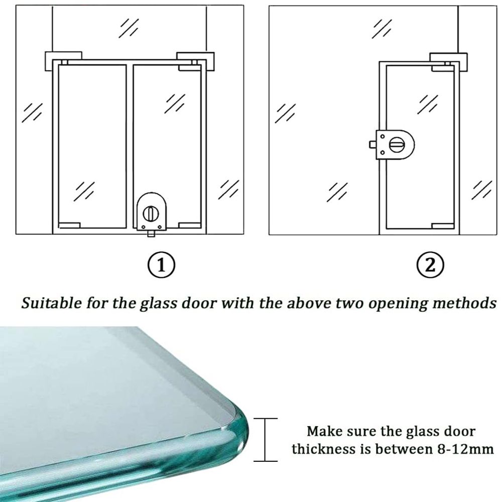Bathroom Office Anti-Theft Hom - огляд і ціна Home Bathroom Glass
