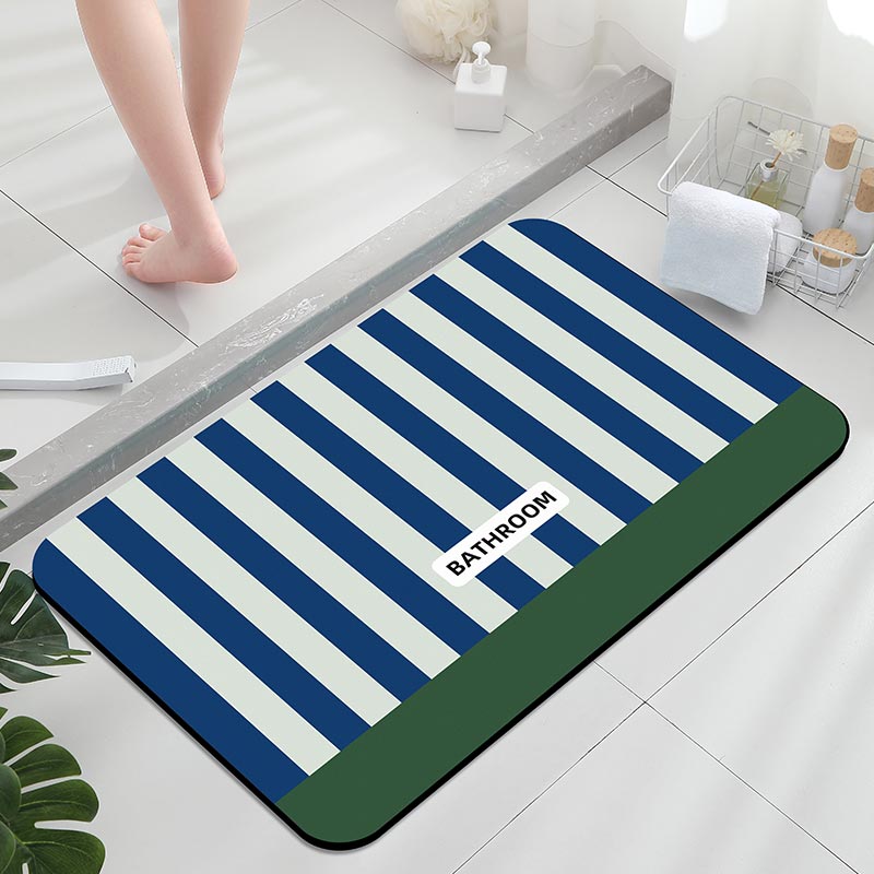 Non-slip bath mat, striped sta - огляд і ціна Zara Home Bathroom Accessories