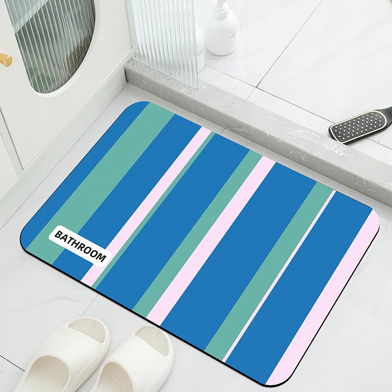 Non-slip bath mat, striped sta - огляд і ціна Zara Home Bathroom Accessories