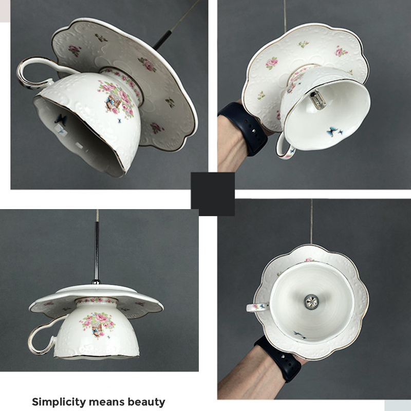 Flower Coffee Cup Pendant Ligh - огляд і ціна Home Of The Year Bathroom