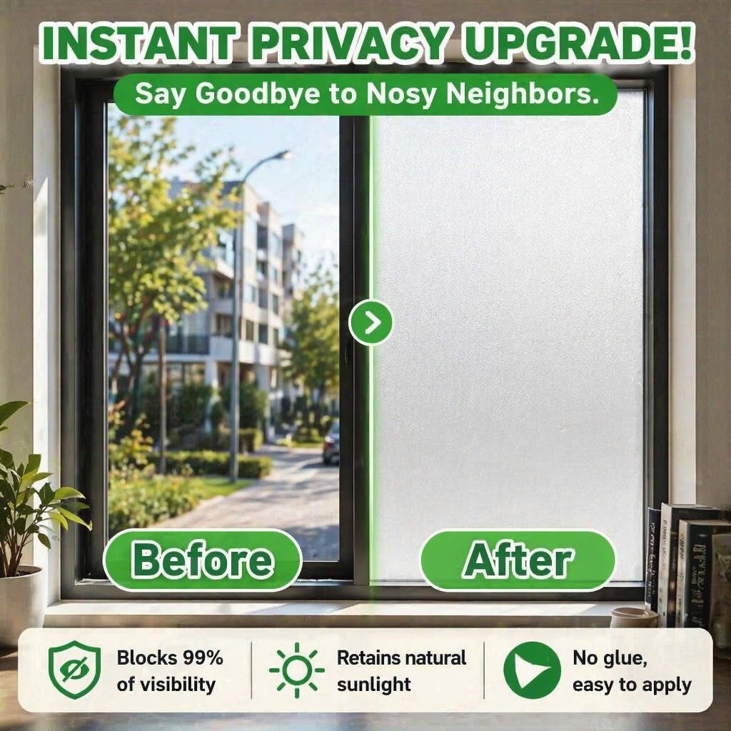 Frosted Privacy Window Film Tr - огляд і ціна Home Bathroom Glass