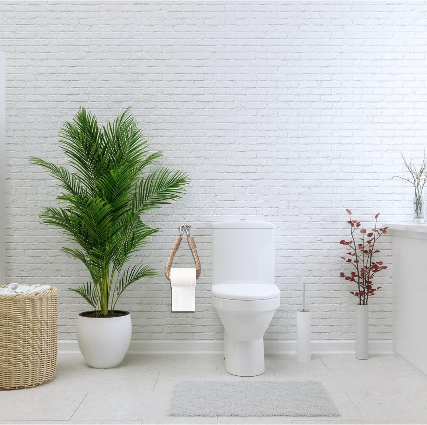 Hemp Rope Towel Holder, Creati - огляд і ціна Home Bathroom Paper Towel Holder