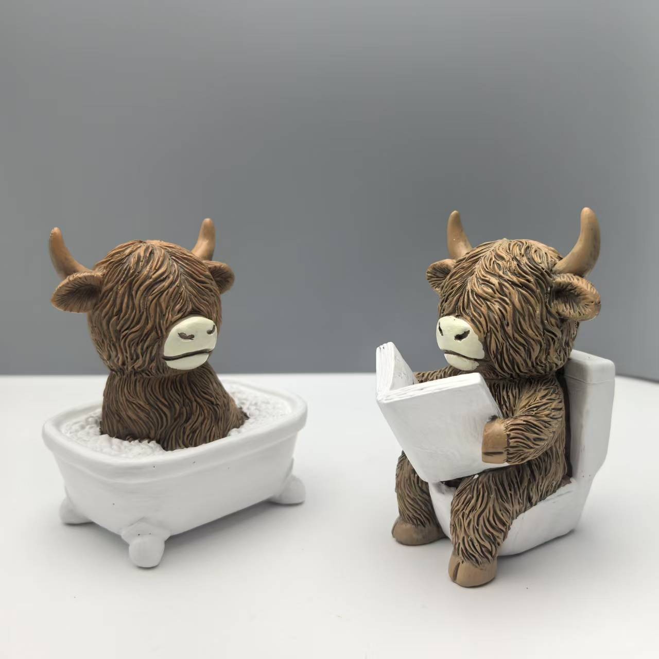 Cute Scottish Highland Cow Res - огляд і ціна Home Of The Year Bathroom