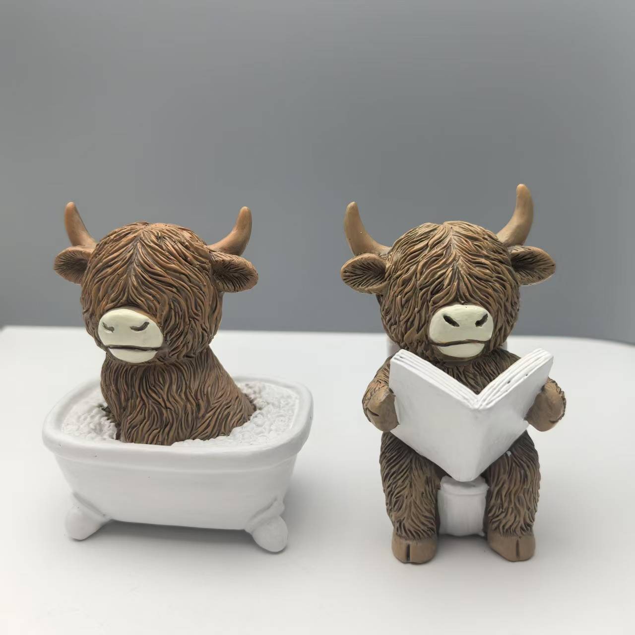Cute Scottish Highland Cow Res - огляд і ціна Home Of The Year Bathroom