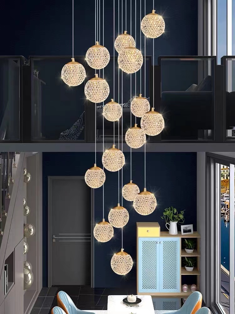 LED Staircase Long Chandelier  - огляд і ціна Home Of The Year Bathroom