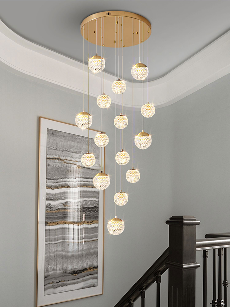LED Staircase Long Chandelier  - огляд і ціна Home Of The Year Bathroom