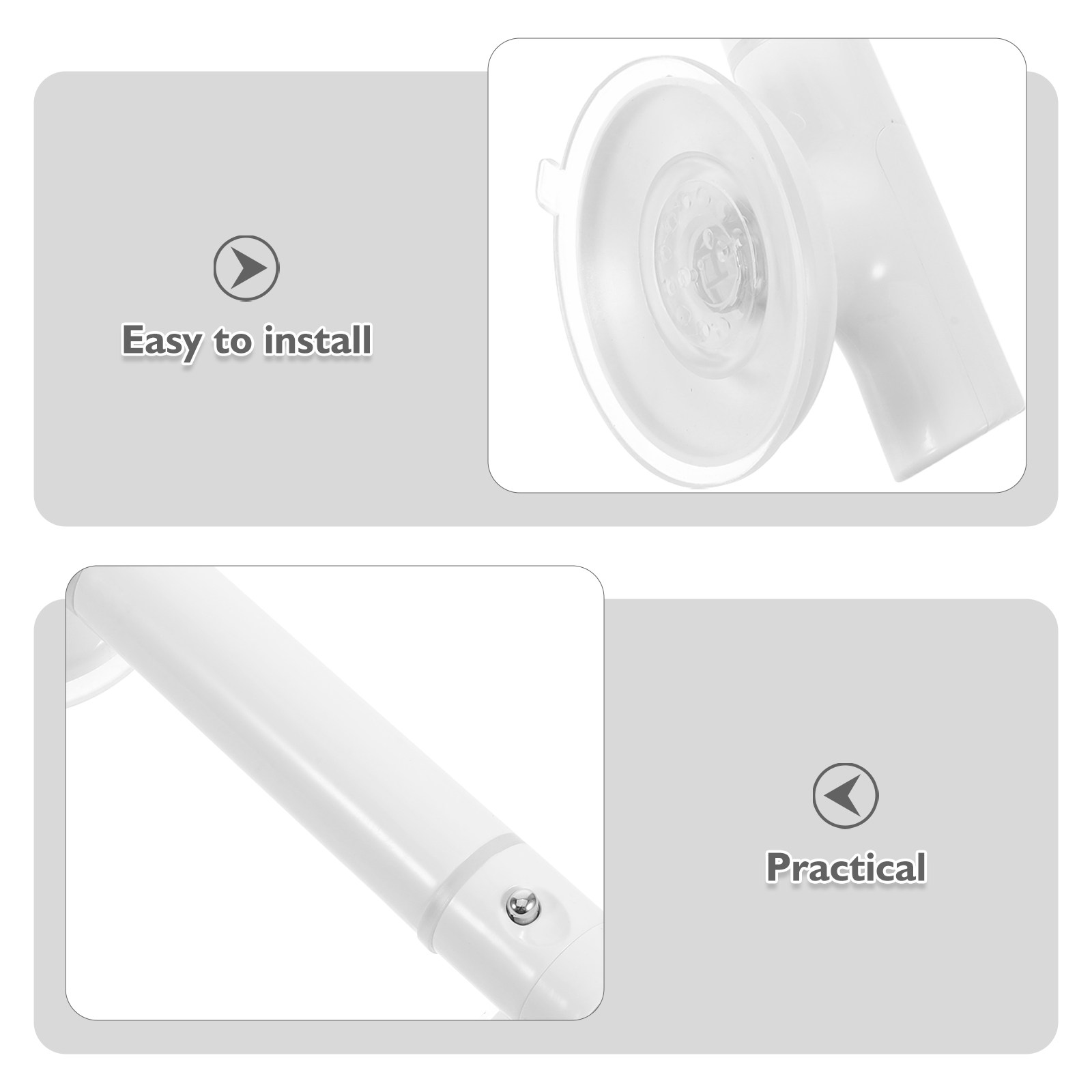 White Bathroom Grab Bar for Se - огляд і ціна Home Bathroom Grab Bar