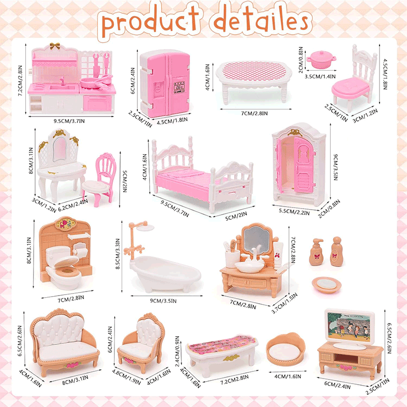 Dollhouse Furniture Set Access - огляд і ціна Zara Home Bathroom Accessories