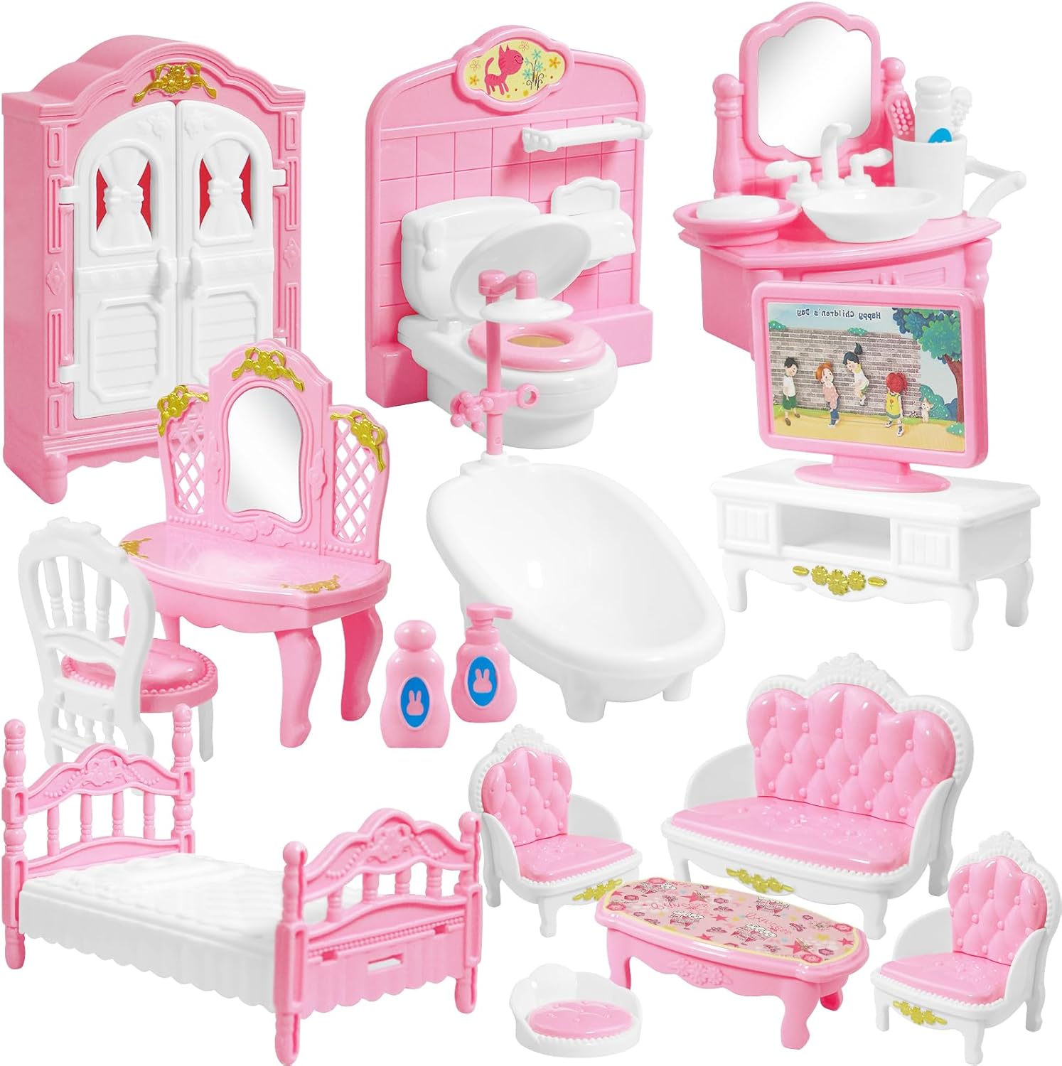 Dollhouse Furniture Set Access - огляд і ціна Zara Home Bathroom Accessories