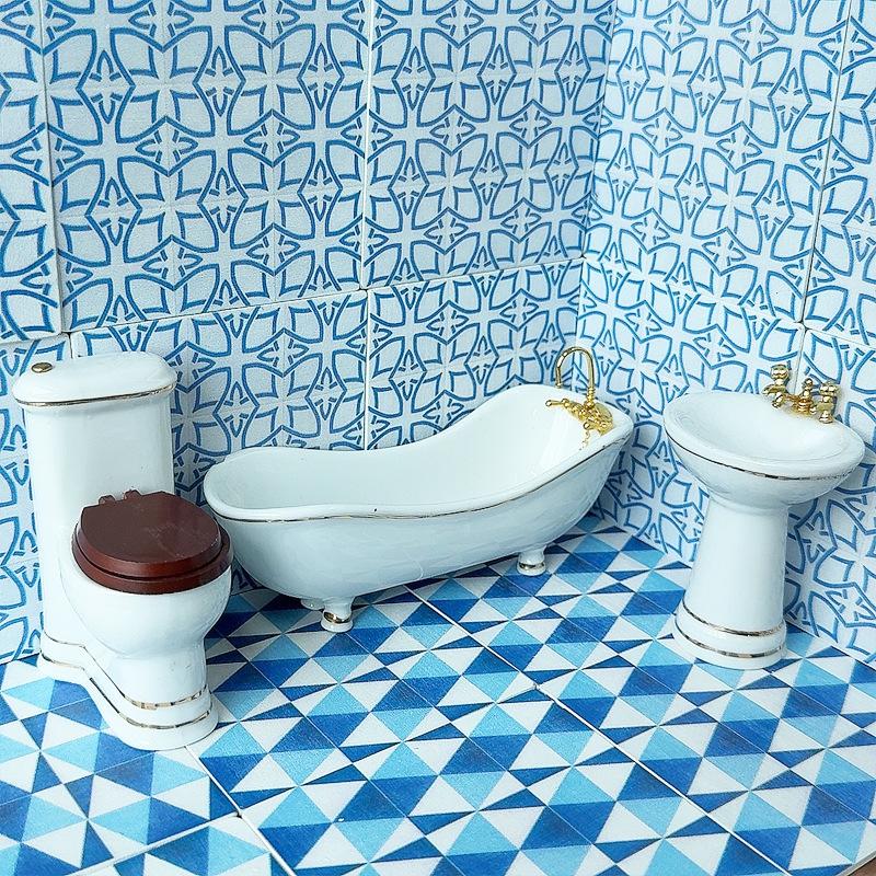1Pcs 1:12 Dollhouse Miniature  - огляд і ціна Zara Home Bathroom Accessories