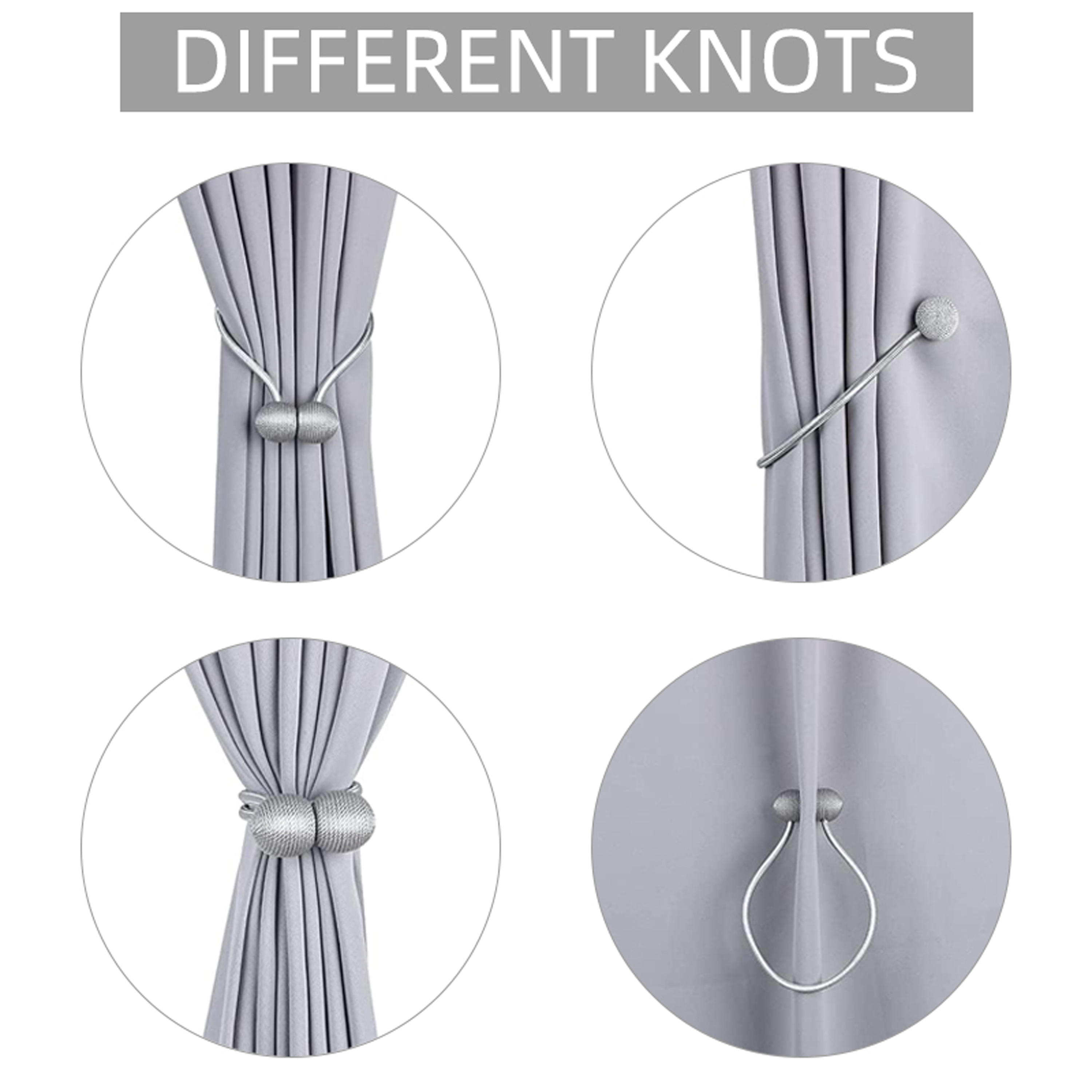 2pcs/pair Magnetic Curtain Tie - огляд і ціна Zara Home Bathroom Accessories