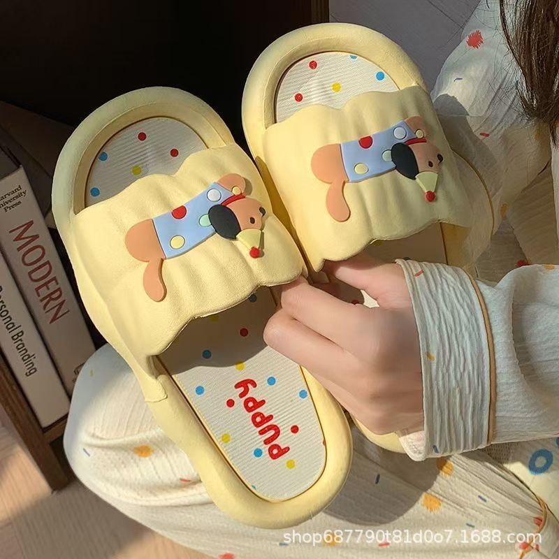 Cartoon Hot Dog Slippers for W - огляд і ціна Home Outdoor Bathroom