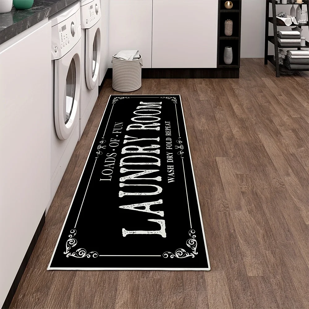 Laundry Room Rug Runner Non Sl - огляд і ціна Zara Home Bathroom Accessories