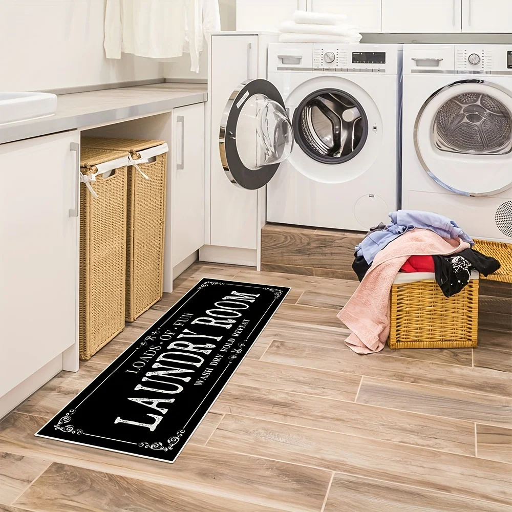 Laundry Room Rug Runner Non Sl - огляд і ціна Zara Home Bathroom Accessories