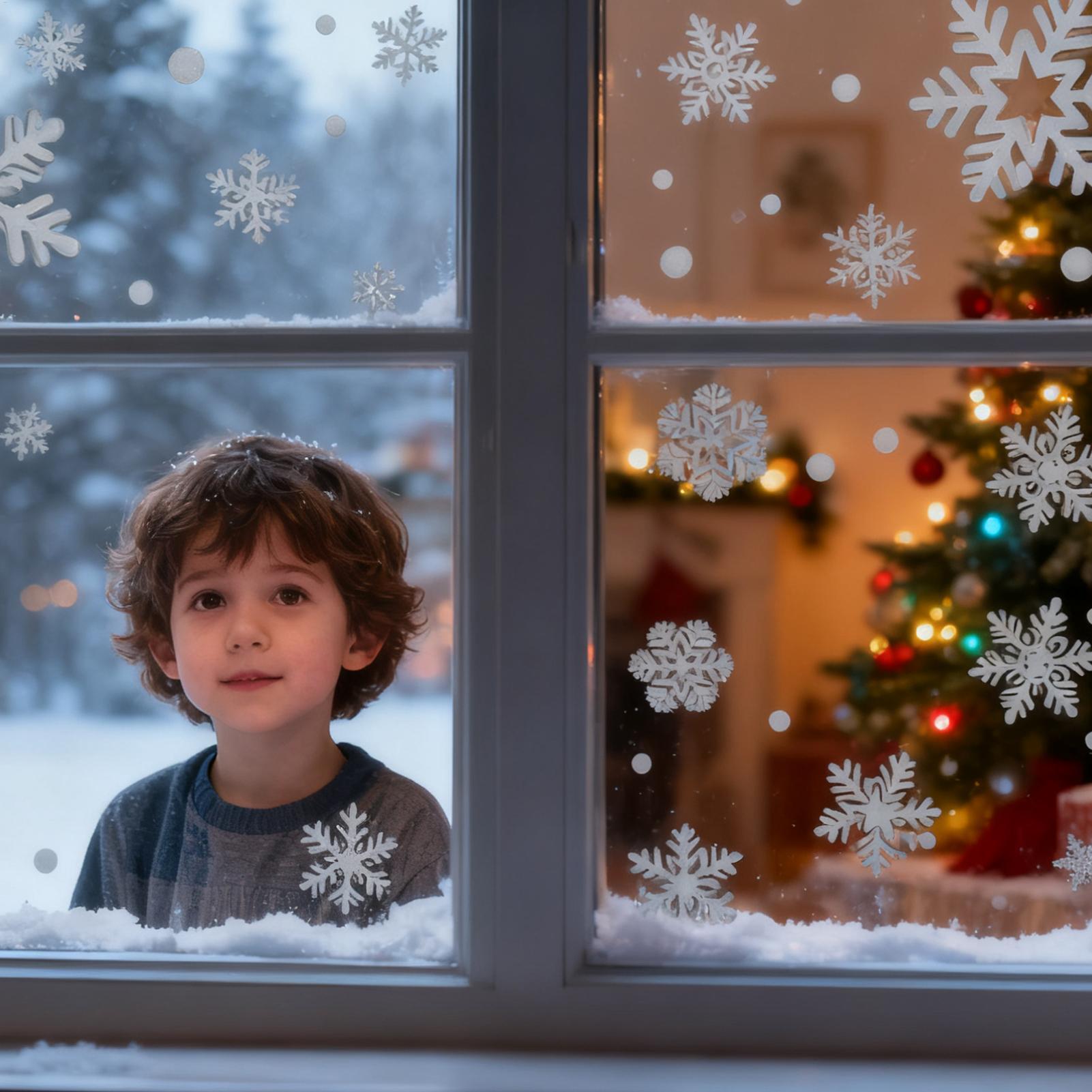 Holiday Window Clings Static R - огляд і ціна Home Bathroom Glass