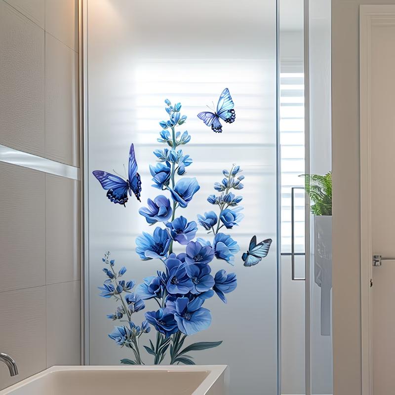 Removable Rose Glass Stickers  - огляд і ціна Home Bathroom Glass