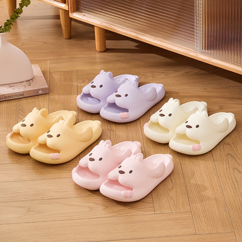 Cute Dog Cartoon Slippers Wome - огляд і ціна Home Outdoor Bathroom