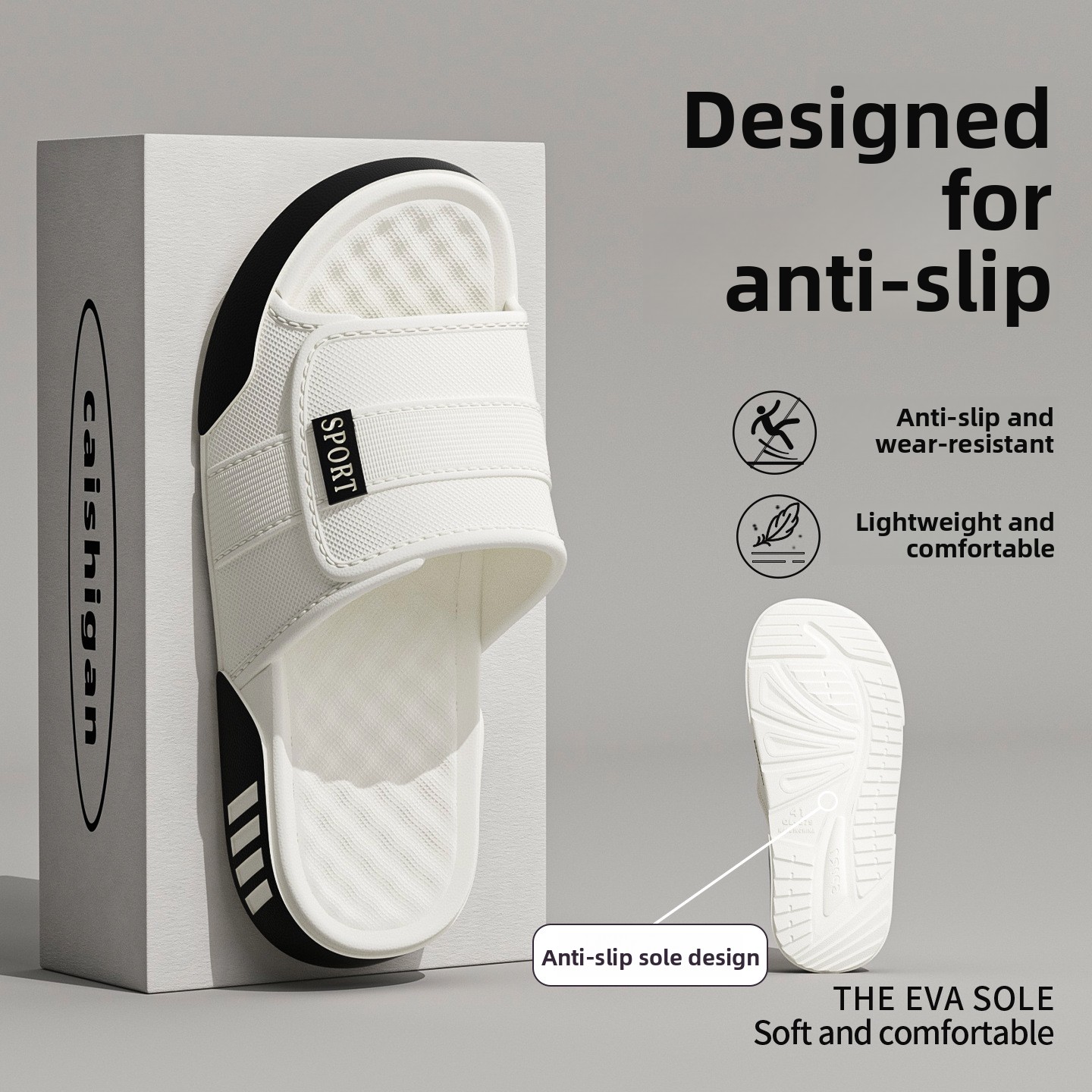 EVA Men's Slip-On Shoes Comfor - огляд і ціна Home Bathroom Wear