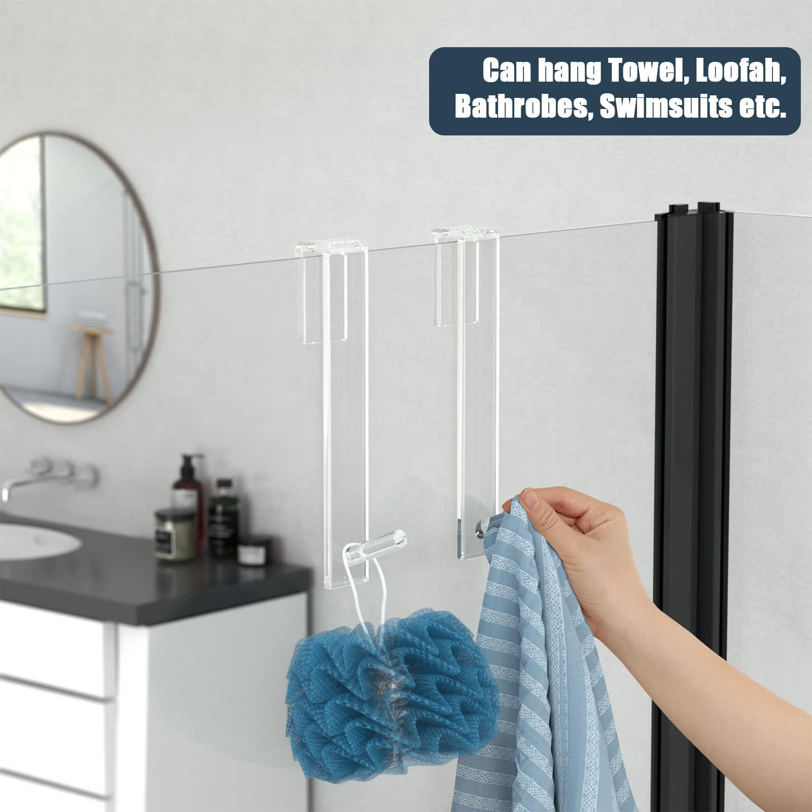 Acrylic Shower Door Hook Bathr - огляд і ціна Home Bathroom Glass