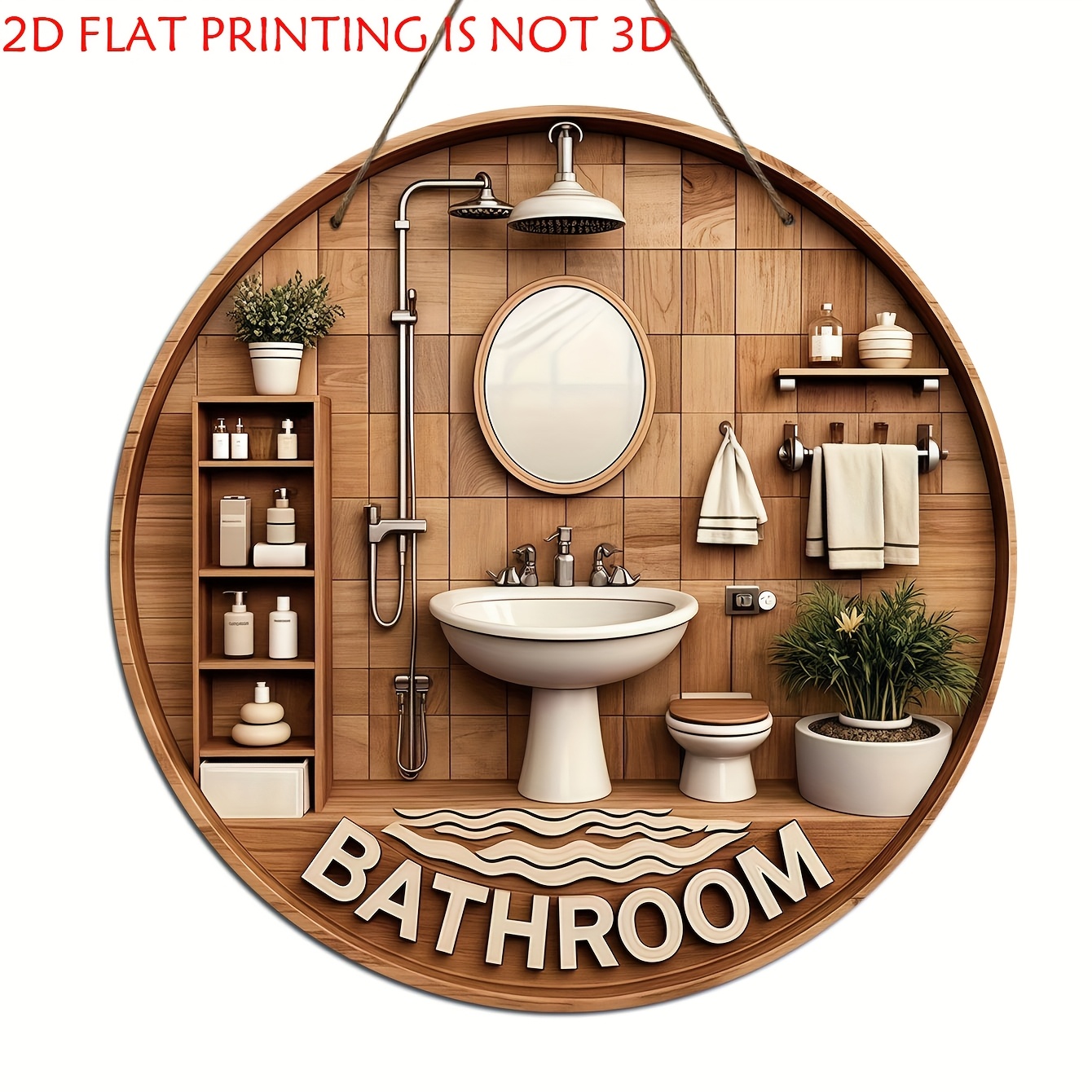 One 2D flat circular bathroom  - огляд і ціна Home Of The Year Bathroom