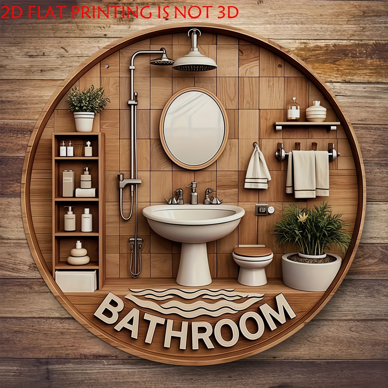 One 2D flat circular bathroom  - огляд і ціна Home Of The Year Bathroom