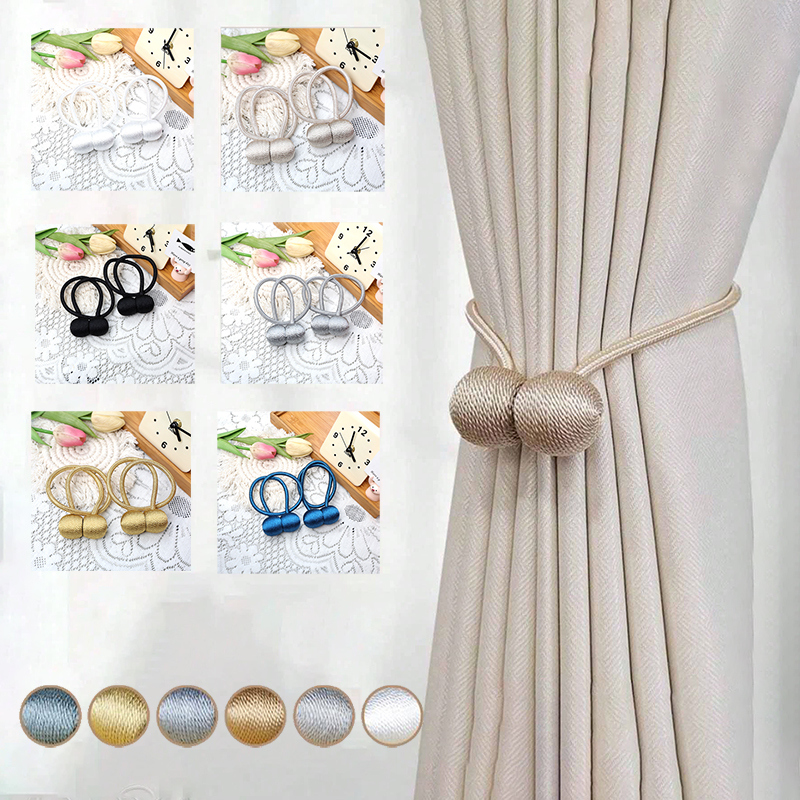 2pcs/pair Magnetic Curtain Tie - огляд і ціна Zara Home Bathroom Accessories