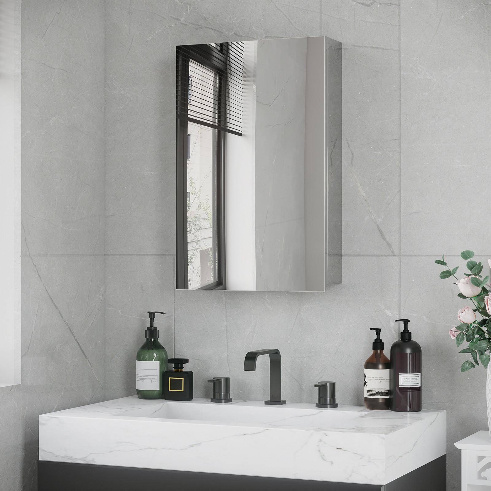 Bathroom Cabinet Wall Mounted  - огляд і ціна Home Bathroom Glass