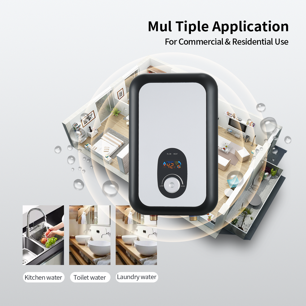 220V 5.5KW Smart Fast Heating  - огляд і ціна Home Bathroom Geyser