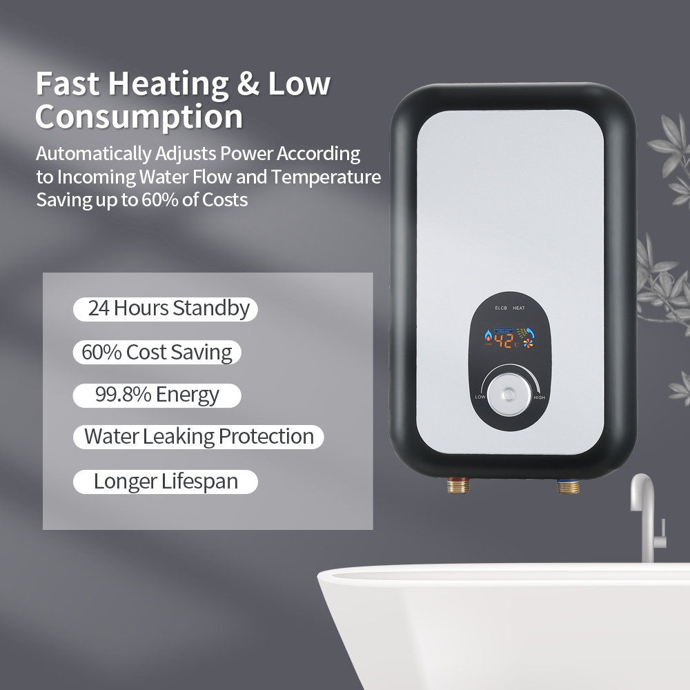 220V 5.5KW Smart Fast Heating  - огляд і ціна Home Bathroom Geyser