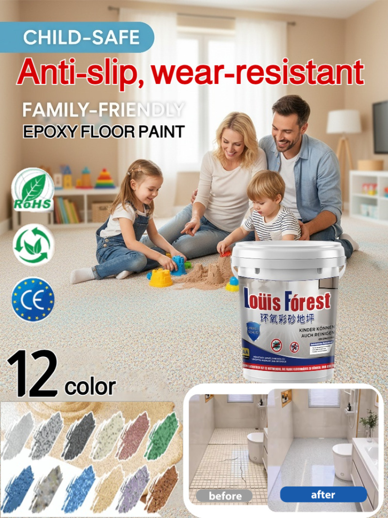 Epoxy Terrazzo Self-Leveling F - огляд і ціна Home Bathroom Wear