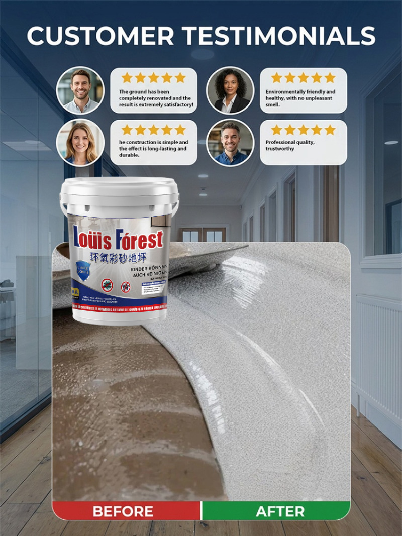 Epoxy Terrazzo Self-Leveling F - огляд і ціна Home Bathroom Wear