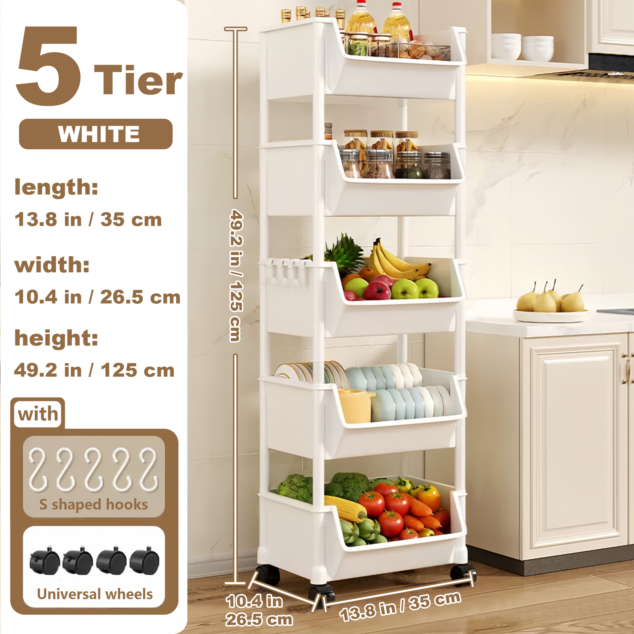 Trolley Bookshelf Kitchen Stor - огляд і ціна Zara Home Bathroom Accessories