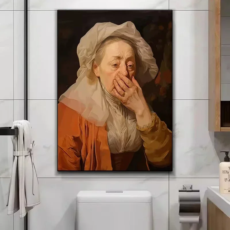 Funny Mona Lisa Wearing Pearls - огляд і ціна Home Bathroom Wear