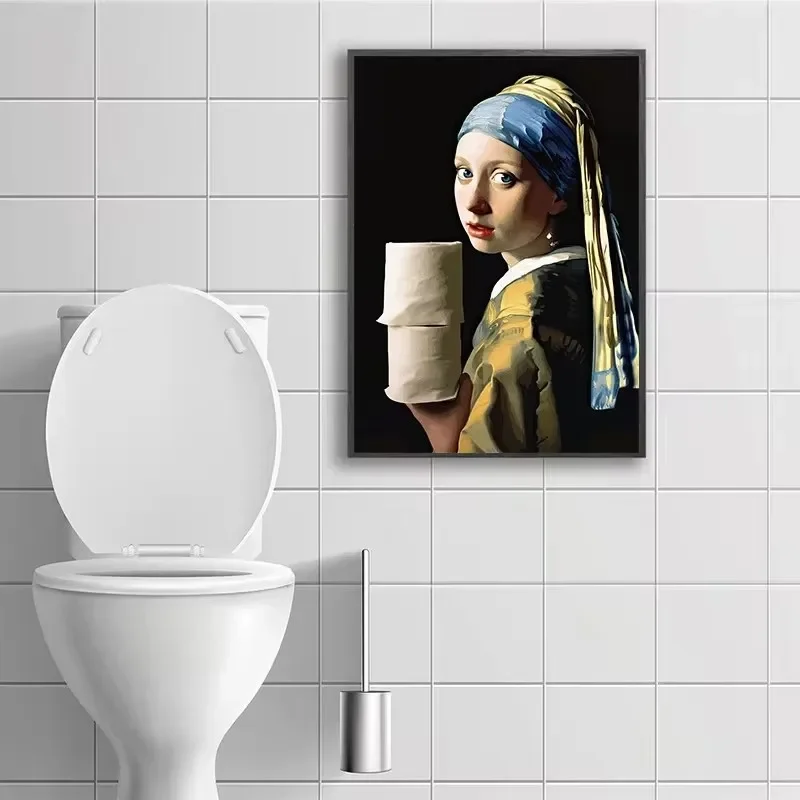 Funny Mona Lisa Wearing Pearls - огляд і ціна Home Bathroom Wear