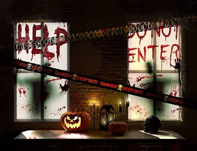 Halloween Stickers Horror Bloo - огляд і ціна Home Bathroom Glass